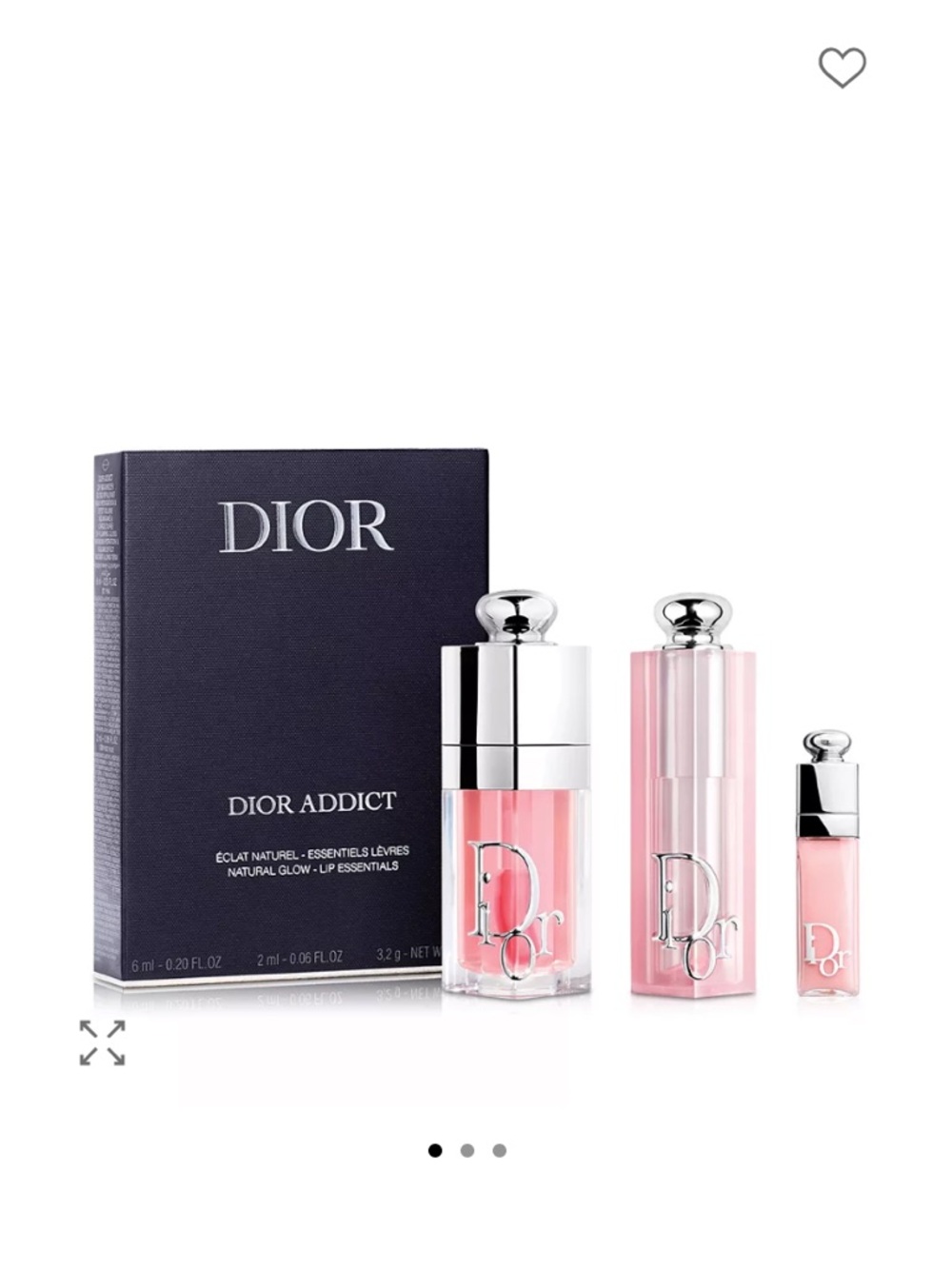 NEW Dior Addict Lip Essentials Set — Soft Pink Trio